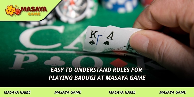 Easy to understand rules for playing Badugi at MASAYA GAME