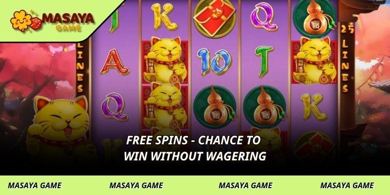 Free Spins - chance to win without wagering