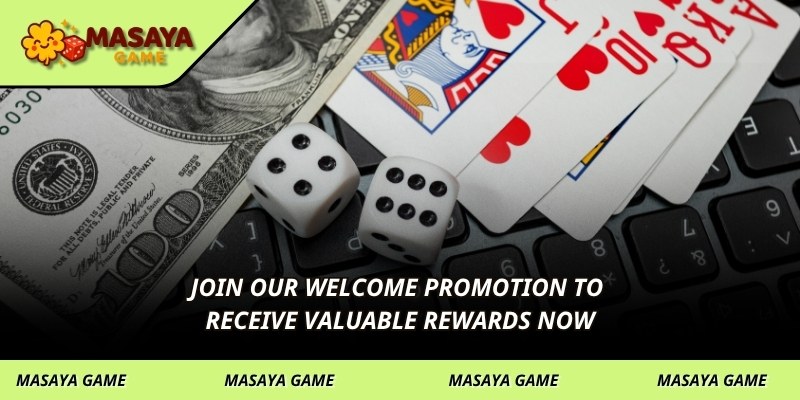 Join our welcome promotion to receive valuable rewards now