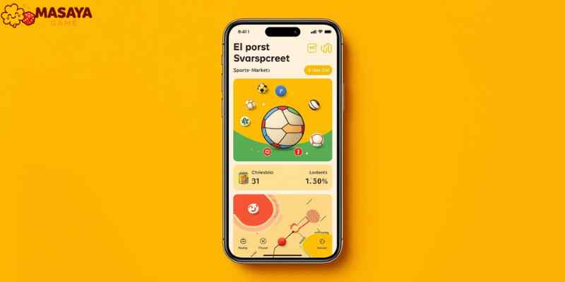 Mobile Betting Application Interface